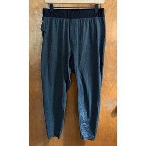 Lululemon Men's On The Mat Gray Jogger Pants Stretchy Pull On Large Active Gym